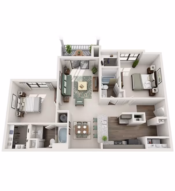 Unit 7110 7110 floor plan